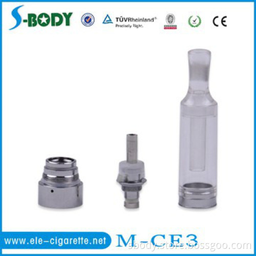high quality e-cig clearomizer M-CE3 atomizer glass fiber vaporizer